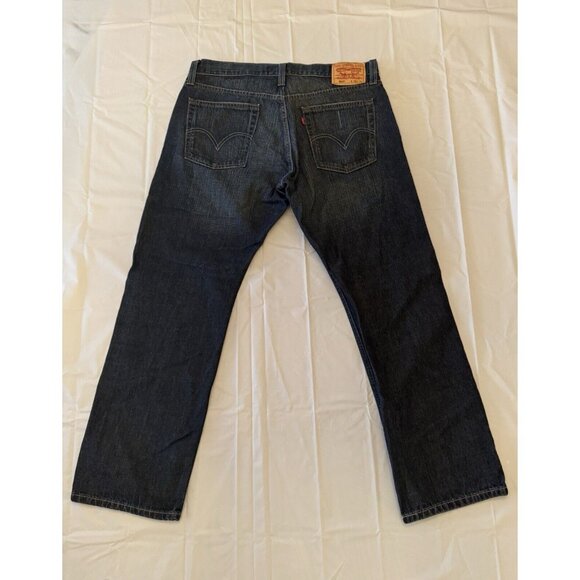 Levis 514 Jeans Mens Size 36X30Slim Fit Straight Leg Medium Blue Denim 36 30 - Picture 2 of 5
